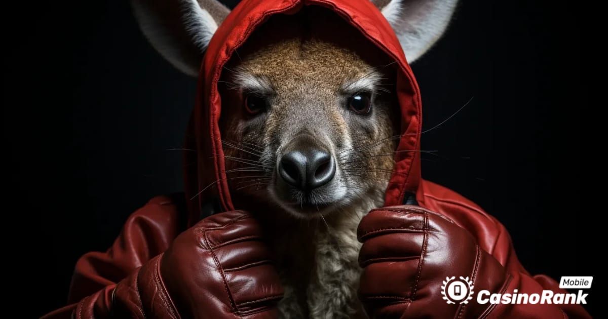 Φτάστε στην κορυφή του αγώνα πυγμαχίας στο Kangaroo King από την Stakelogic