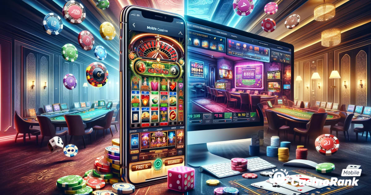Καζίνο για κινητά έναντι διαδικτυακών καζίνο: Λεπτομερής σύγκριση