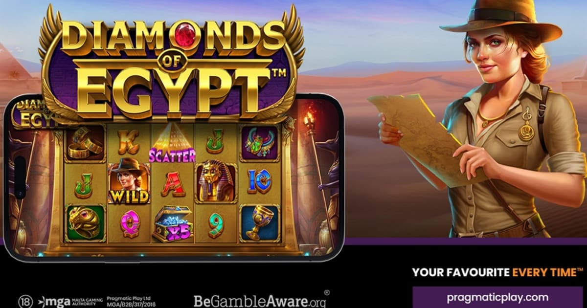 Το Pragmatic Play ξεκινά τον κουλοχέρη Diamonds of Egypt με 4 συναρπαστικά τζάκποτ